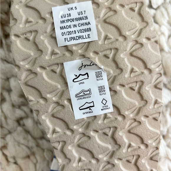 Joules Slip-on loafers nautical - Blue and Pink women’s 7 - Picture 7 of 8